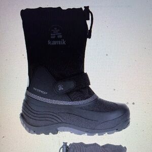 Kamik Black Waterbug Insulated Winter  Boots